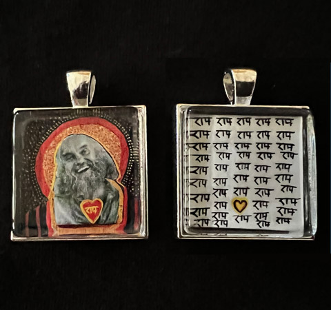 Small Ram Dass Space Pendant